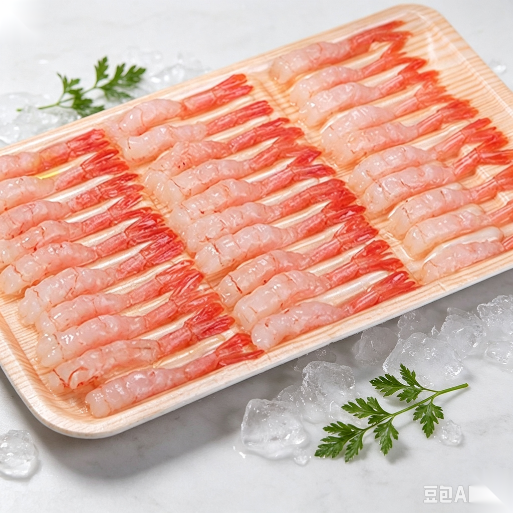 Sweet Peeled Raw Shrimp