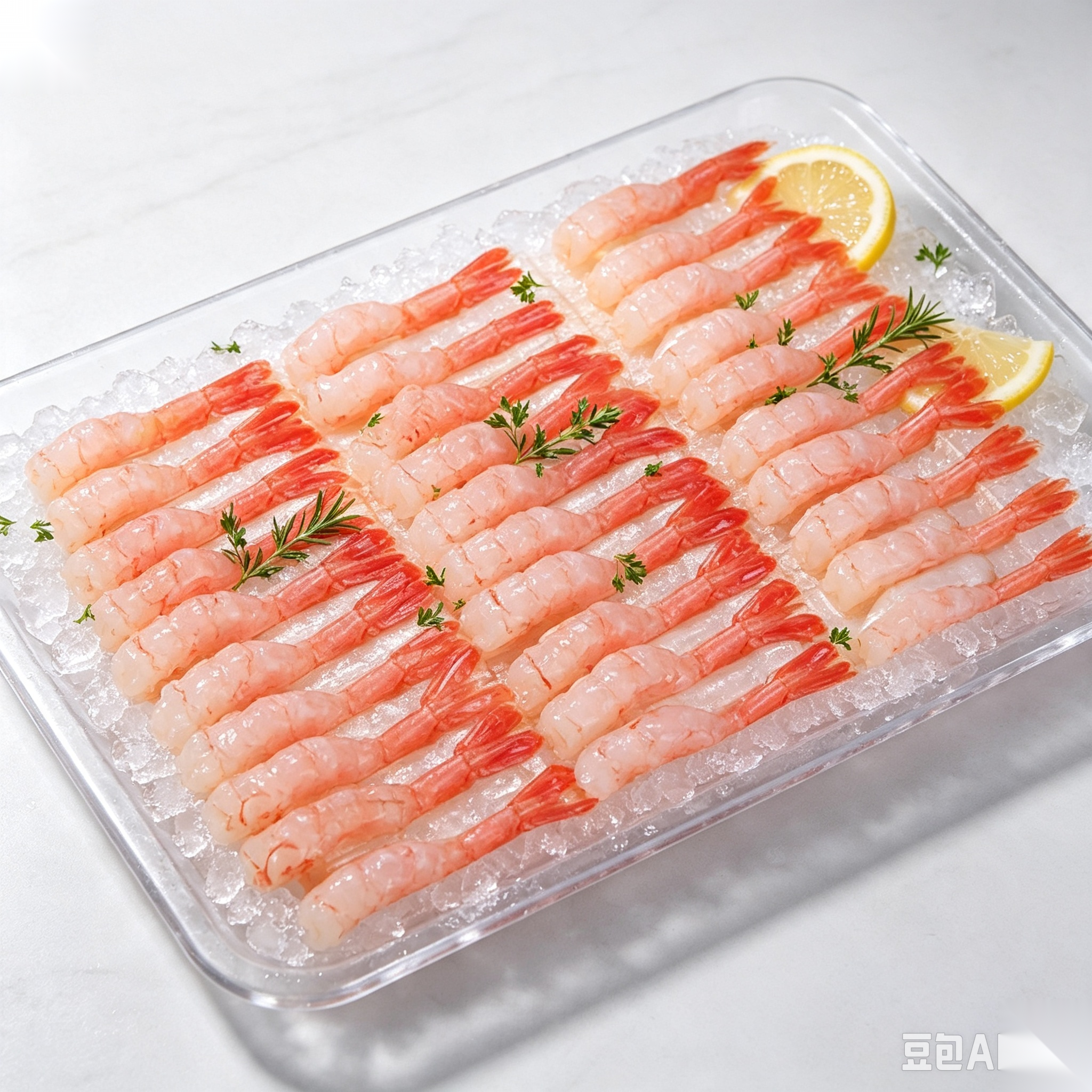 Sweet Peeled Raw Shrimp