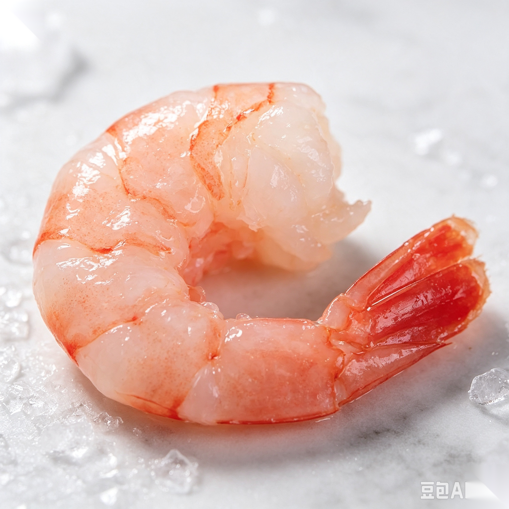 Sweet Peeled Raw Shrimp